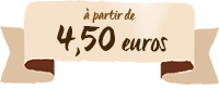 a partir de 5 euros